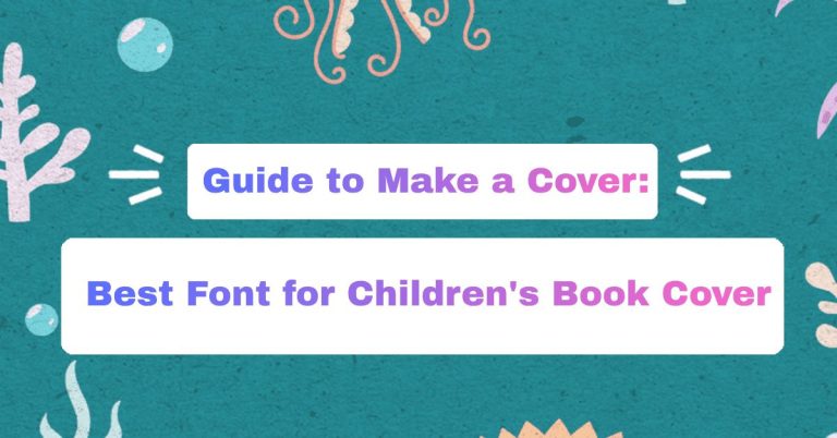 Best Font for Children Book Cover
