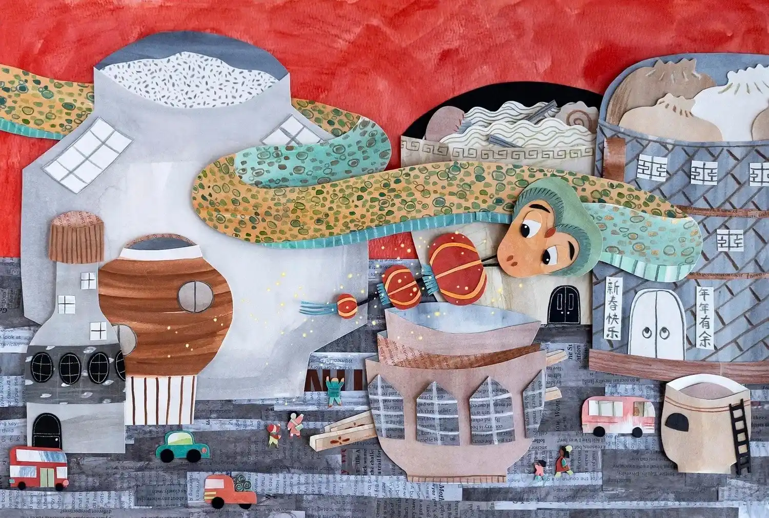 Collage and Mixed-Media Illustration 