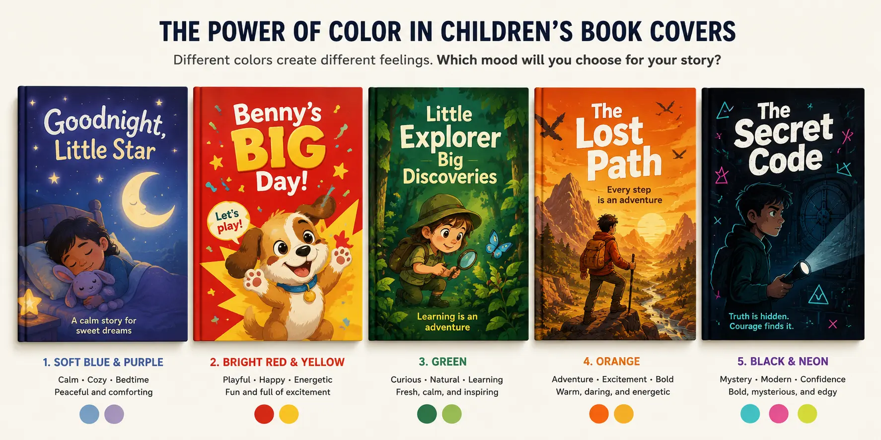 kids book cover theme